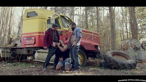 Teddy torres, ryan bones, and markus kage load rs trucks